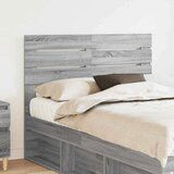  Uzglavlje s uzglavljem Siva Sonoma 135 cm Konstruirano drvo | shoptok.hr