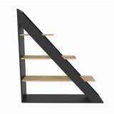 Hanah home polica za knjige pisagor black oak