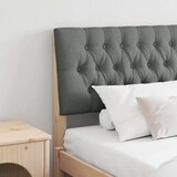 vidaXL tapecirani uzglavlje tamno siva 200 cm čvrsto borovo drvo | shoptok.hr