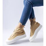 Gemre Dark beige platform sneakers Guerrino | Shoptok.si