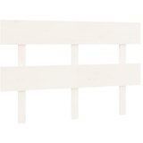  Uzglavlje za krevet bijelo 124 x 3 x 81 cm od masivne borovine | shoptok.hr