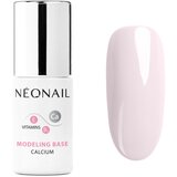 NeoNail Modeling Base Calcium bazni lak za gel nokte s kalcijem nijansa Basic Pink 7,2 ml | shoptok.hr