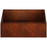  Vrtna saksija 2 kom. Rđa 80 x 80 x 30 cm Otporni čelik | shoptok.hr