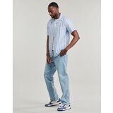 Tommy Hilfiger LINEN BLEND STRIPED SS RF SHIRT Plava | shoptok.hr