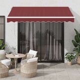 vidaXL Avtomatsko zložljiva tenda bordo 300x250 cm Cene
