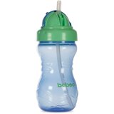 Baboo Cup with Silicone Straw boca sa slamkom Blue, 9m+ 360 ml Cijene