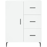  Visoka komoda bijela 69,5x34x180 cm konstruirano drvo | shoptok.hr