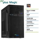 PCPLUS namizni računalnik Magic Ryzen 7 5700G/16GB/SSD 1TB/brez OS/integrirana AMD Radeon 147986 | Shoptok.si