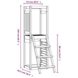 Vanjski set za igru 53 x 46,5 x 169 cm od impregnirane borovine | shoptok.hr