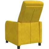  Fotelja s nagibom Žuta Baršun | shoptok.hr