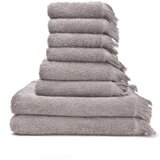 Bonami Selection Set od 6 smeđih manjih i 2 veća ručnika od 100% pamuka | shoptok.hr