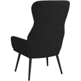  Stolica za opuštanje od tkanine crna | shoptok.hr