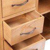 Bočna komoda od masivne hrastovine s 3 ladice 110x33,5x70 cm | Eponuda.com