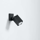  Sollux SL.0099 - Zidno reflektorsko svetlo MERIDA 1xGU10/40W/230V crno | Eponuda.com