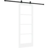 vidaXL Drsna vrata s kompletom opreme 'ORKDAL'Bela 78x202 cm, Notranja vrata s steklom 'ORKDAL'Bela 78x202x4 cm | Shoptok.si