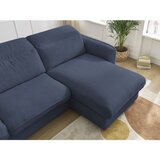 Bobochic Paris Temno modra kotna sedežna garnitura Achille – | Shoptok.si