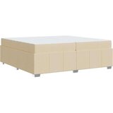  Krevetna konstrukcija Krema 200 x 200 cm tkanina | shoptok.hr