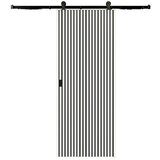  Lesena drsna vrata (850 x 2.000 mm, Bela) u