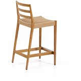 Kave Home Barski stol iz masivnega hrasta v naravni barvi (višina sedeža 65 cm) Analy – | Shoptok.si