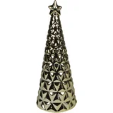 novogodišnja figura zlatna jelka 8 x 20 cm/ 3164048