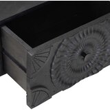  Ročno izdelana nočna omarica Črna 40 x 30 x 20 cm, (5000247496) | Shoptok.si