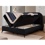 Ropez Črna boxspring postelja s prostorom za shranjevanje 180x200 cm Ornes – | Shoptok.si