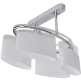 vidaXL Stropna luč z elipsastimi steklenimi senčniki za 4 E14 žarnice, (20756307) | Shoptok.si