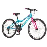 bicikl za devojčice magnito 24"/13", plavi