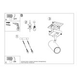 Nice Lamps Bijela stropna svjetiljka 8x8 cm Mira – | shoptok.hr