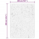  Tepih OVIEDO kratkih vlakana krem 200 x 280 cm | shoptok.hr