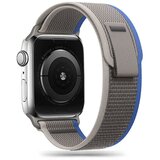 TECH-PROTECT NYLON narukvica za APPLE WATCH 4 / 5 / 6 / 7 / 8 / 9 / SE (38 / 40 / 41 MM GREY/BLUE | Eponuda.ba
