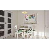  Slika - The World map - colored smoke trails 60x40 | shoptok.hr