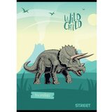 STREET Zvezek Dinosaurs A4 črte z robom | Shoptok.si