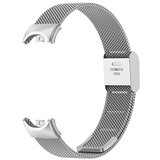 INF Združljiv kovinski pašček za Xiaomi Mi Band 8/9/10 - Uradna zaponka Silver, (5000074093) | Shoptok.si