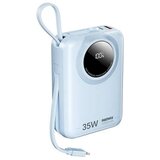 Remax RPP-73 Blue 35W Power Bank with 2 Fast Charging Cables 20000mAh