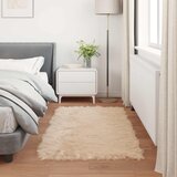  Tepih od umjetne ovčje kože TAFALLA Bež 80 x 150 cm Poliester | shoptok.hr