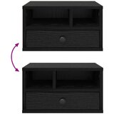  Držač za printer Crni hrast 40 x 32 x 24 cm Konstruirano drvo | shoptok.hr