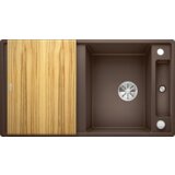 Blanco sudoper AXIA III 5 S InFino SILGRANIT BOJA KAVE, daska drvo, s dalj. upr. | shoptok.hr