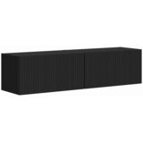 vidaXL TV stenska omara 2 pcs Črna 60 x 31 x 29.5 cm Konstruiran les, (5000112654) | Shoptok.si