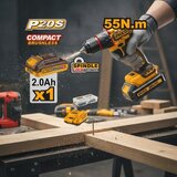 Ingco cdli205582e aku bušilica 55nm 1x2ah super ( CDLI205582E ) | ePonuda.com