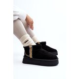 Boto Platform Snow Boots with Pattern Black Udra | shoptok.hr