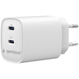 Gembird TA-UC-2C-PD45-01-W 2-port 45 W USB fast charger Cene
