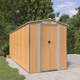 vidaXL Vrtna lopa svetlo rjava 192x523x223 cm pocinkano jeklo Cene