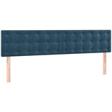  Krevet s oprugama i madracem tamnoplavi 160x200 cm baršunasti | shoptok.hr