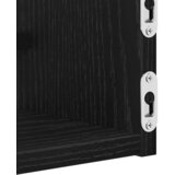  Polica na zidu Zidne 2 pcs Crni hrast 60 x 16 x 14 cm | shoptok.hr