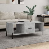  Stolić za kavu boja betona 102 x 50 x 40 cm konstruirano drvo | Eponuda.com