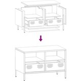 vidaXL TV ormarić maslinastozeleni 68x39x43,5 cm hladno valjani čelik | shoptok.hr
