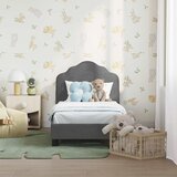  Okvir kreveta za malu djecu s naslonom Tamnosiva 70 x 140 cm | shoptok.hr