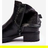 Boto Women's Low-Cut Ankle Boots on Flat Heel Black Kassona | ePonuda.com