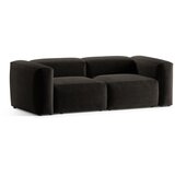 Cosmopolitan Design Črna sedežna garnitura 224 cm Bergano – | Shoptok.si